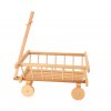 Drevený detský vozík