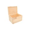 Drevený box s vekom 40 x 30 x 24 cm bez rukoväti