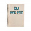 8226 6 dreveny blok a5 zij sve sny modry