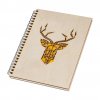 Drevený blok A5 - jeleň