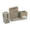 8415 3 dreveny kalendar solid heart