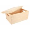 Drevený box s vekom 35 x 25 x 18 cm