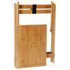 9147 3 rozkladaci bbq stolek bambusovy 60 x 45 x 79 cm