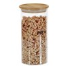 Sklenená dóza s bambusovým vekom - 1200 ml