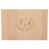 11859 2 drevena svatebni cedule na podpisy dub srdce