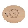 11895 1 drevena svatebni cedule na podpisy dub venec