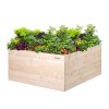 Drevený vyvýšený záhon 120 x 120 x 60 cm