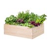Drevený vyvýšený záhon 120 x 80 x 40 cm