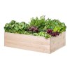 Drevený vyvýšený záhon 140 x 80 x 40 cm