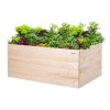 Drevený vyvýšený záhon 140 x 80 x 60 cm