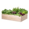 Drevený vyvýšený záhon 160 x 100 x 40 cm