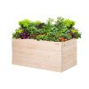 Drevený vyvýšený záhon 120 x 60 x 60 cm