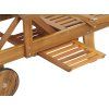 58624 2 zahradni lehatko se stoleckem z akacioveho dreva