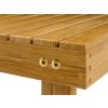 Akáciový botník s lavicou 90 x 33 x 46 cm