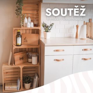 ‼️SOUTĚŽ UKONČENA‼️Zapojte se do naší DIY výzvy a pochlubte se svými kreativními nápady na kuchyň z bedýnek, kuchyňský...